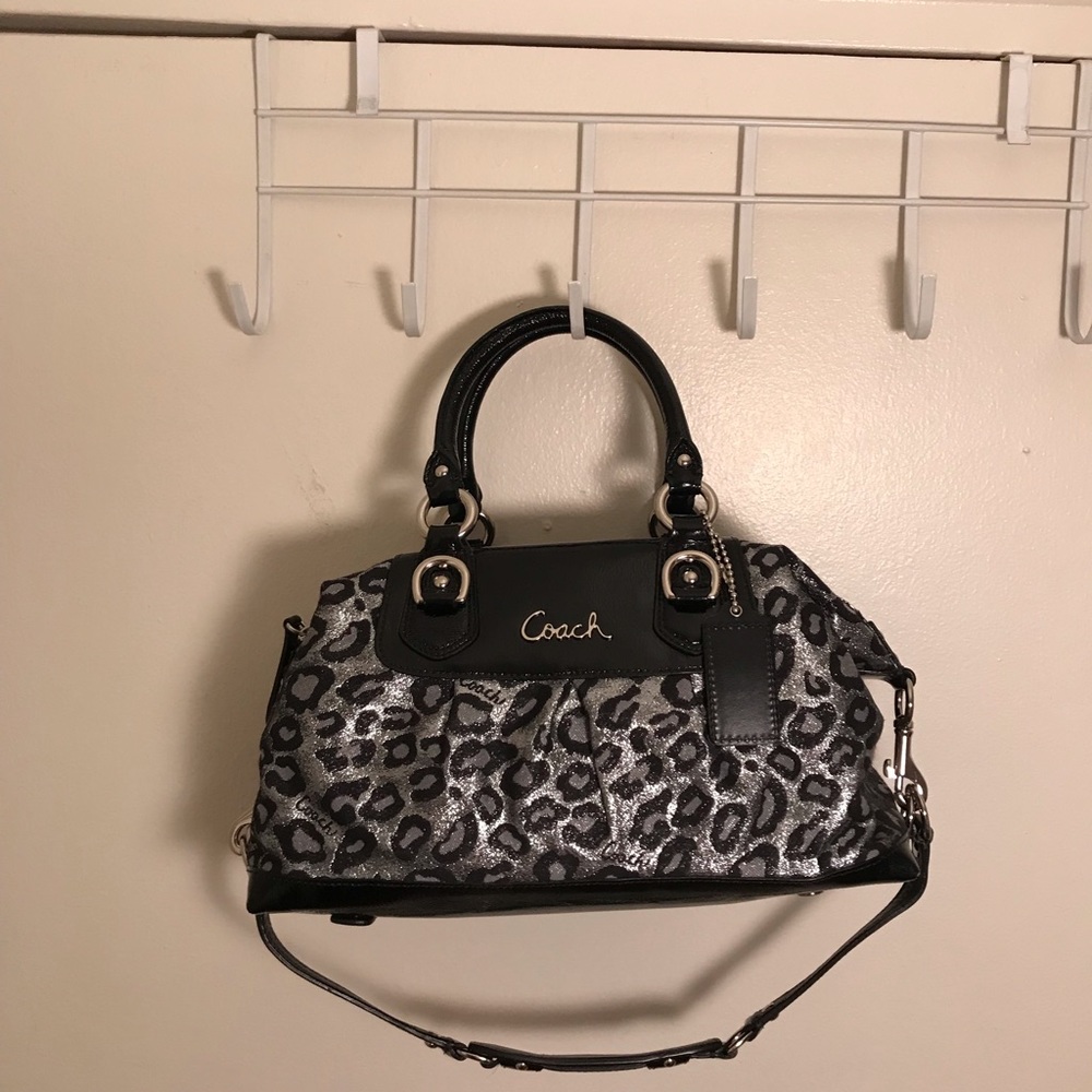COACH leopard purse